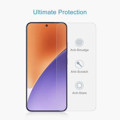 For Xiaomi 15 0.18mm 9H 2.5D Tempered Glass Film, Support Fingerprint Unlocking