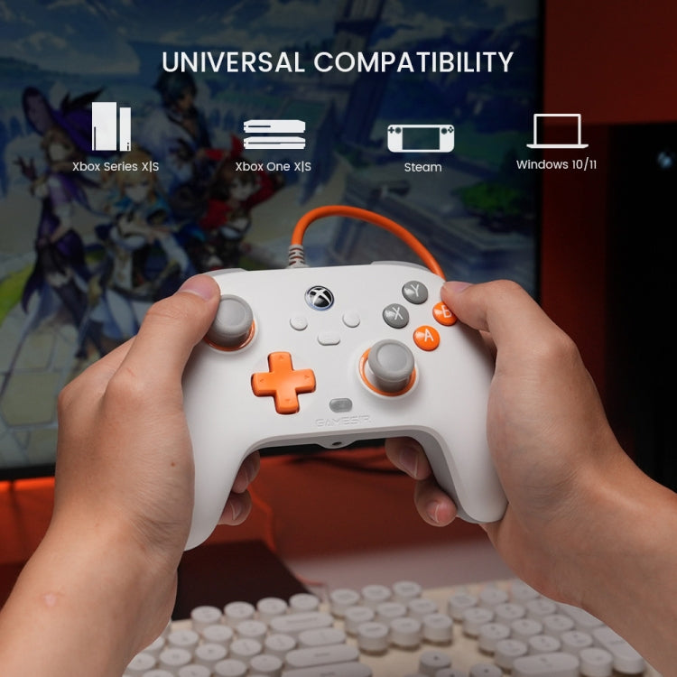 GameSir T7 Wired Game Controller(White)