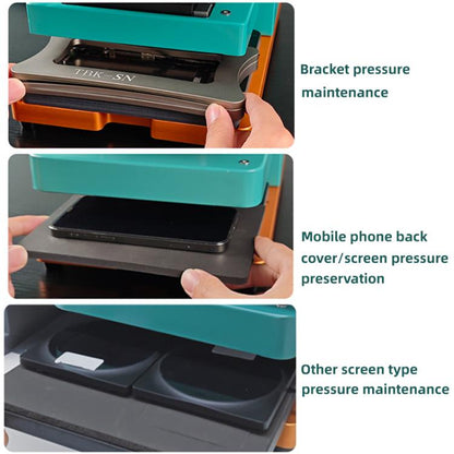TBK 201P Frame / Screen / Back Cover Pressure Holding Machine with Built-in Vacuum Pump, Plug:UK Plug