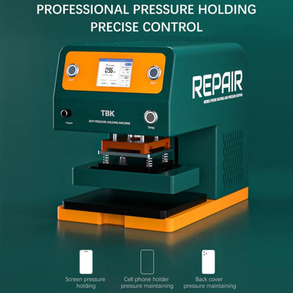 TBK 201P Frame / Screen / Back Cover Pressure Holding Machine with Built-in Vacuum Pump, Plug:UK Plug