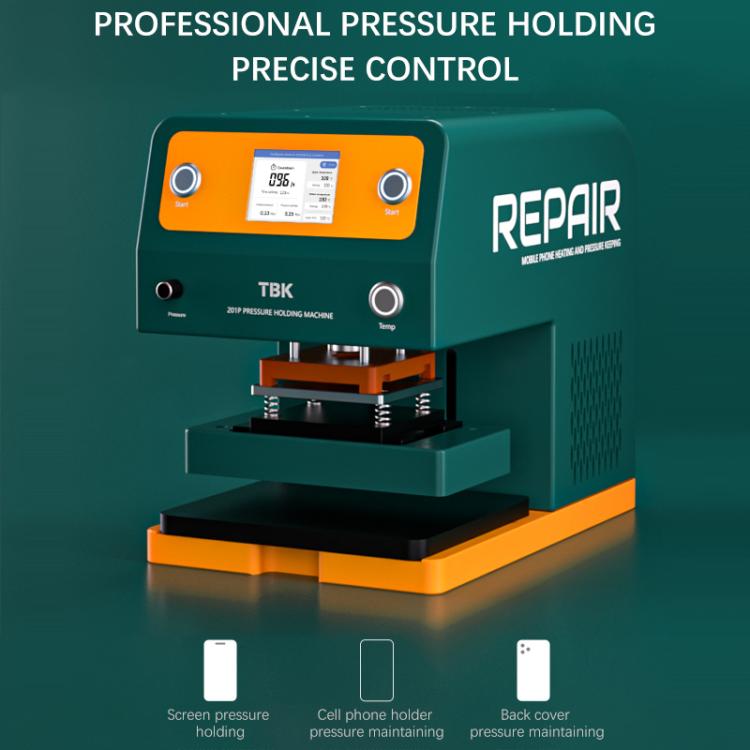 TBK 201P Frame / Screen / Back Cover Pressure Holding Machine with Built-in Vacuum Pump, Plug:EU Plug