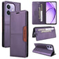 Pour OPPO A3x 5G / 4G GQUTROBE G01 Étui de téléphone en cuir anti-vol RFID (Violet)