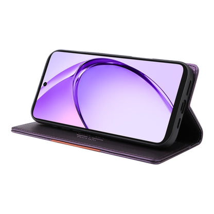 Pour OPPO A3x 5G / 4G GQUTROBE G01 Étui de téléphone en cuir anti-vol RFID (Violet)