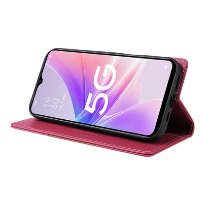 For OPPO A57 5G / A77 5G GQUTROBE G01 RFID Anti-theft Leather Phone Case(Red)
