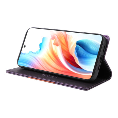For OPPO A79 5G GQUTROBE G01 RFID Anti-theft Leather Phone Case(Purple)