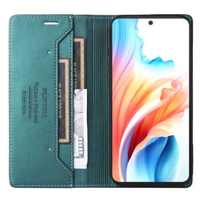 For OPPO A79 5G GQUTROBE G01 RFID Anti-theft Leather Phone Case(Green)