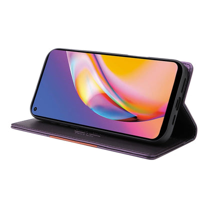 Pour OPPO A94 / Reno6 Z GQUTROBE G01 Étui Portefeuille en Cuir Antivol RFID (Violet)