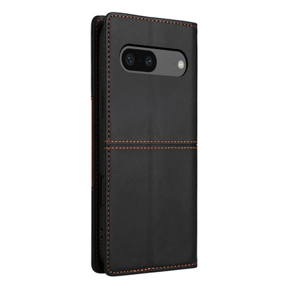 For Google Pixel 7 GQUTROBE G01 RFID Anti-theft Leather Phone Case(Black)