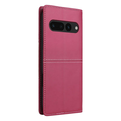 For Google Pixel 7 Pro GQUTROBE G01 RFID Anti-theft Leather Phone Case(Red)