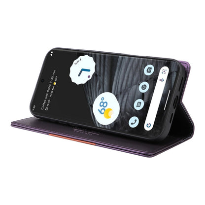 For Google Pixel 7 Pro GQUTROBE G01 RFID Anti-theft Leather Phone Case(Purple)
