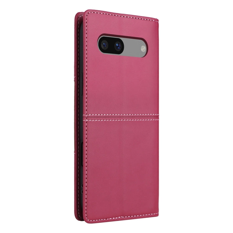For Google Pixel 7a GQUTROBE G01 RFID Anti-theft Leather Phone Case(Red)