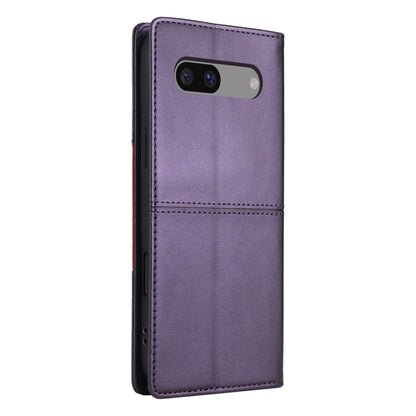 For Google Pixel 7a GQUTROBE G01 RFID Anti-theft Leather Phone Case(Purple)