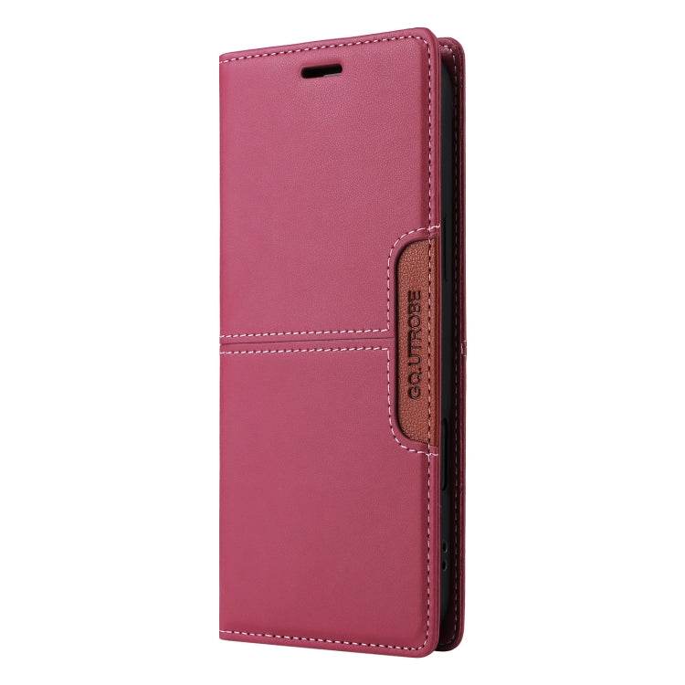 For Google Pixel 8 GQUTROBE G01 RFID Anti-theft Leather Phone Case(Red)