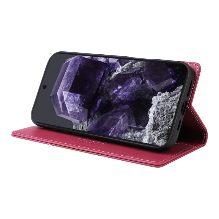 For Google Pixel 8 GQUTROBE G01 RFID Anti-theft Leather Phone Case(Red)