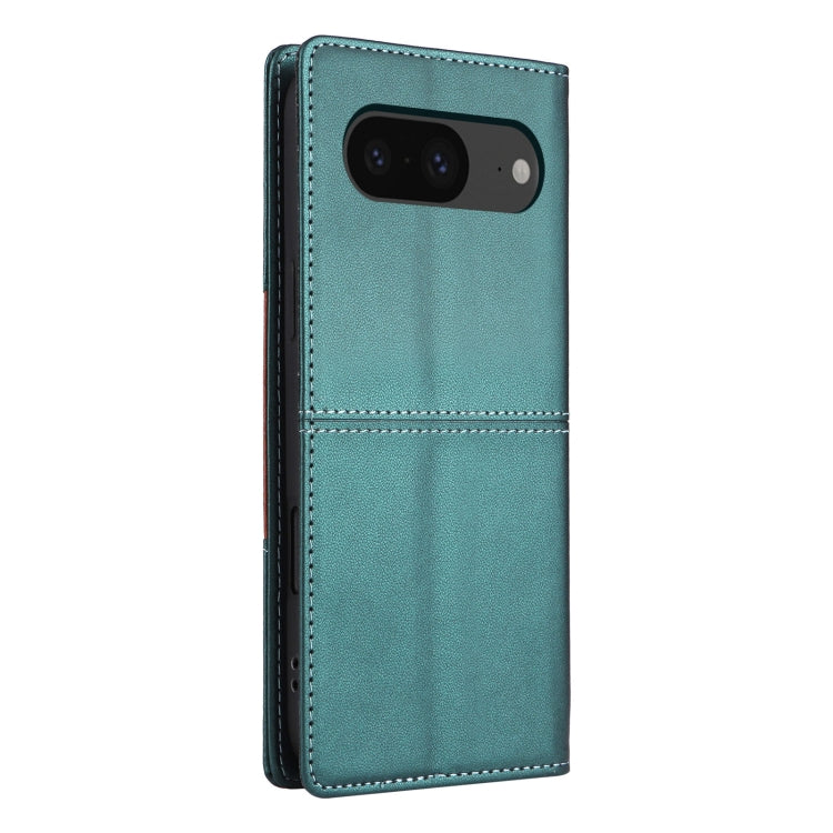 For Google Pixel 8 GQUTROBE G01 RFID Anti-theft Leather Phone Case(Green)