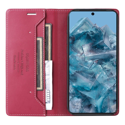 For Google Pixel 8 Pro GQUTROBE G01 RFID Anti-theft Leather Phone Case(Red)