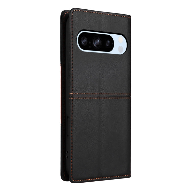 For Google Pixel 8 Pro GQUTROBE G01 RFID Anti-theft Leather Phone Case(Black)