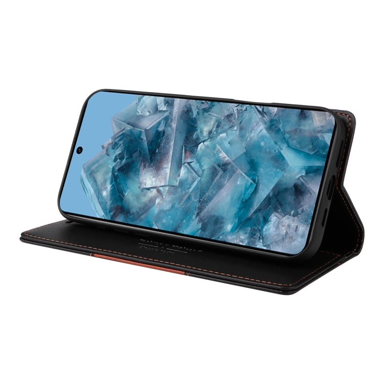 For Google Pixel 8 Pro GQUTROBE G01 RFID Anti-theft Leather Phone Case(Black)