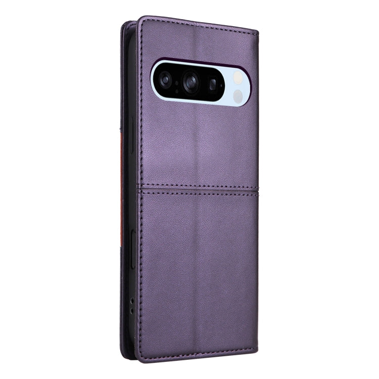 For Google Pixel 8 Pro GQUTROBE G01 RFID Anti-theft Leather Phone Case(Purple)