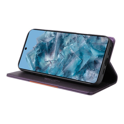 For Google Pixel 8 Pro GQUTROBE G01 RFID Anti-theft Leather Phone Case(Purple)