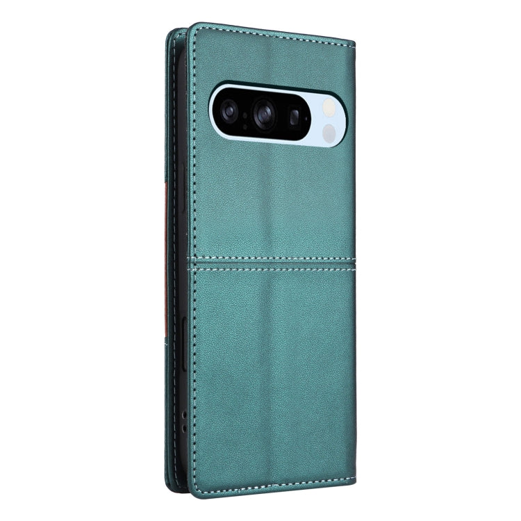 For Google Pixel 8 Pro GQUTROBE G01 RFID Anti-theft Leather Phone Case(Green)