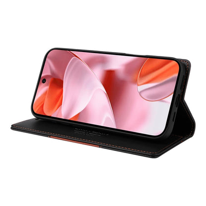 For Google Pixel 9 / 9 Pro GQUTROBE G01 RFID Anti-theft Leather Phone Case(Black)