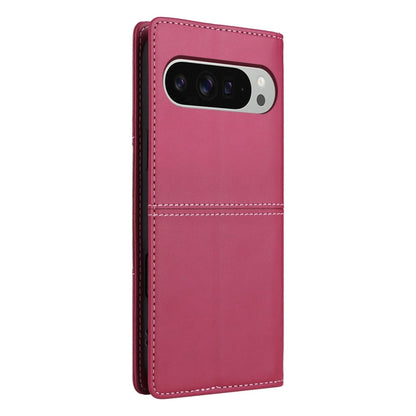 For Google Pixel 9 Pro XL GQUTROBE G01 RFID Anti-theft Leather Phone Case(Red)