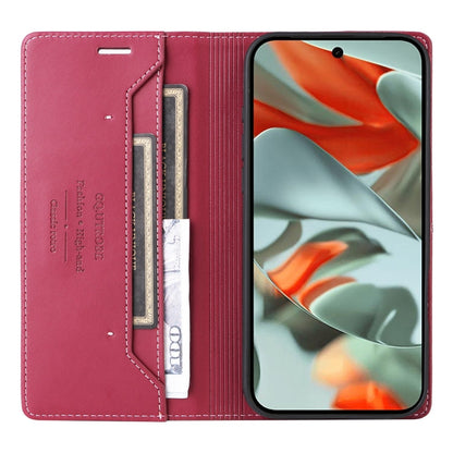 For Google Pixel 9 Pro XL GQUTROBE G01 RFID Anti-theft Leather Phone Case(Red)