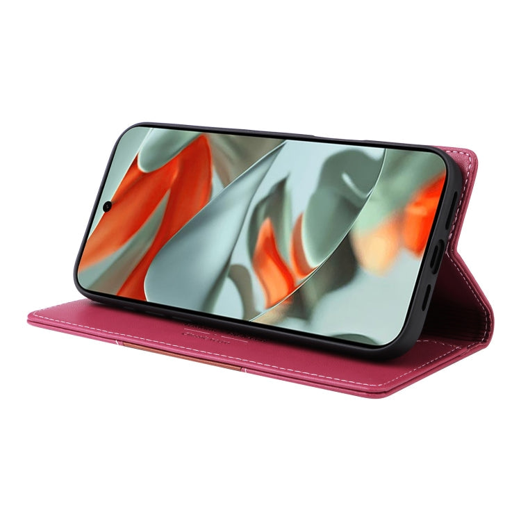 For Google Pixel 9 Pro XL GQUTROBE G01 RFID Anti-theft Leather Phone Case(Red)