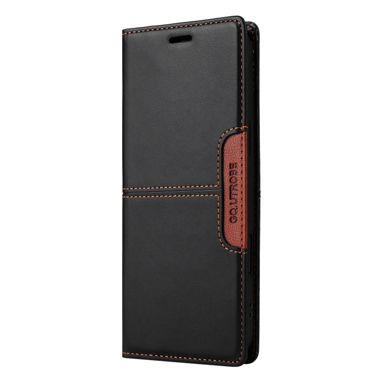 For Google Pixel 9 Pro XL GQUTROBE G01 RFID Anti-theft Leather Phone Case(Black)