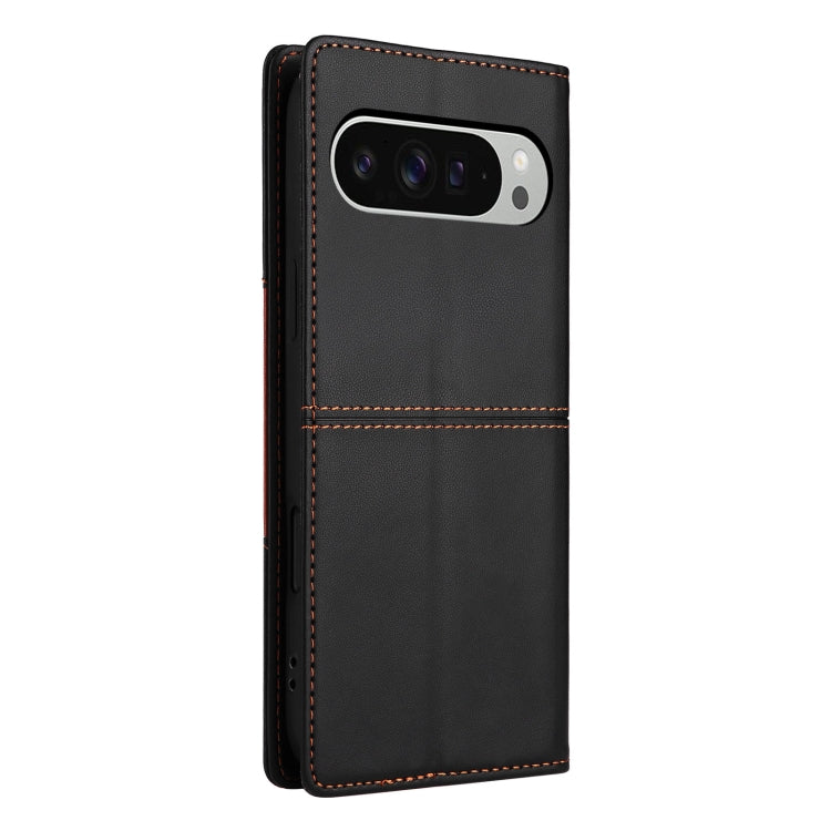 For Google Pixel 9 Pro XL GQUTROBE G01 RFID Anti-theft Leather Phone Case(Black)