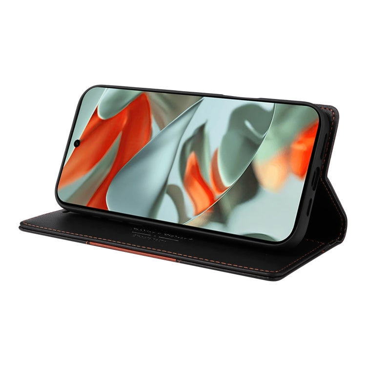 For Google Pixel 9 Pro XL GQUTROBE G01 RFID Anti-theft Leather Phone Case(Black)