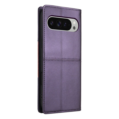 For Google Pixel 9 Pro XL GQUTROBE G01 RFID Anti-theft Leather Phone Case(Purple)