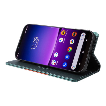 For Sony Xperia 1 IV GQUTROBE G01 RFID Anti-theft Leather Phone Case(Green)