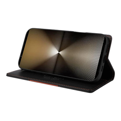 For Sony Xperia 1 VI GQUTROBE G01 RFID Anti-theft Leather Phone Case(Black)