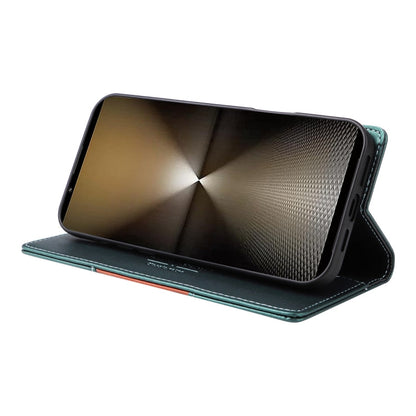 For Sony Xperia 1 VI GQUTROBE G01 RFID Anti-theft Leather Phone Case(Green)