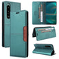 For Sony Xperia 5 III GQUTROBE G01 RFID Anti-theft Leather Phone Case(Green)