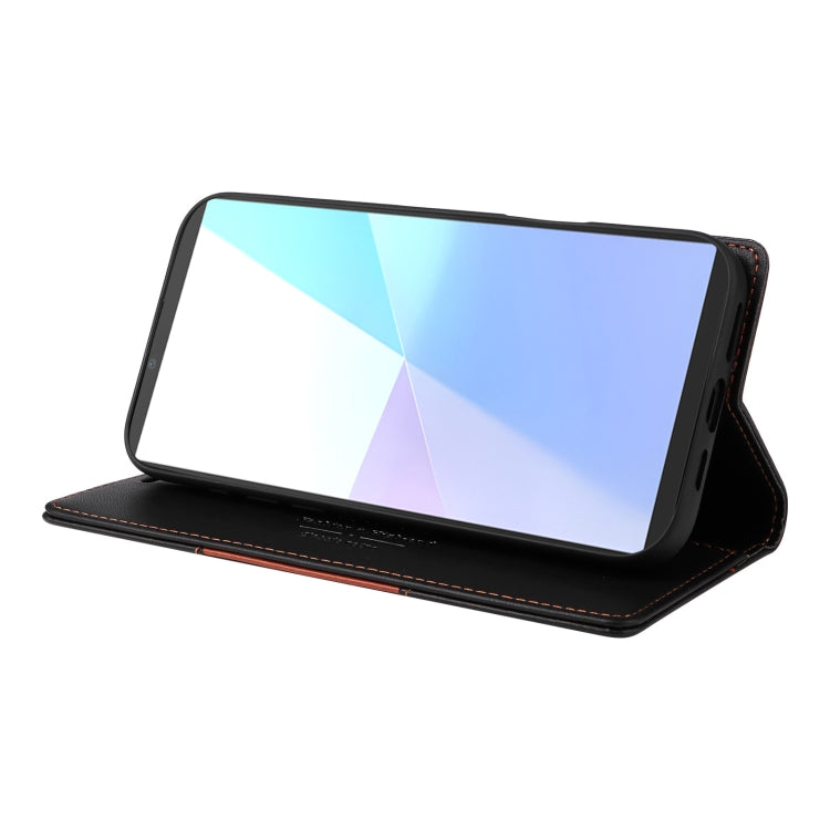 For Sony Xperia 5 VI GQUTROBE G01 RFID Anti-theft Leather Phone Case(Black)