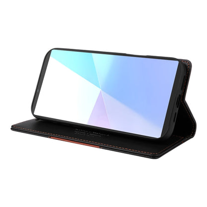 For Sony Xperia 5 VI GQUTROBE G01 RFID Anti-theft Leather Phone Case(Black)