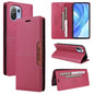 For Xiaomi Mi 11 Lite GQUTROBE G01 RFID Anti-theft Leather Phone Case(Red)