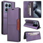 For Xiaomi 14T Pro GQUTROBE G01 RFID Anti-theft Leather Phone Case(Purple)