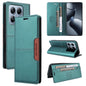 For Xiaomi 14T Pro GQUTROBE G01 RFID Anti-theft Leather Phone Case(Green)
