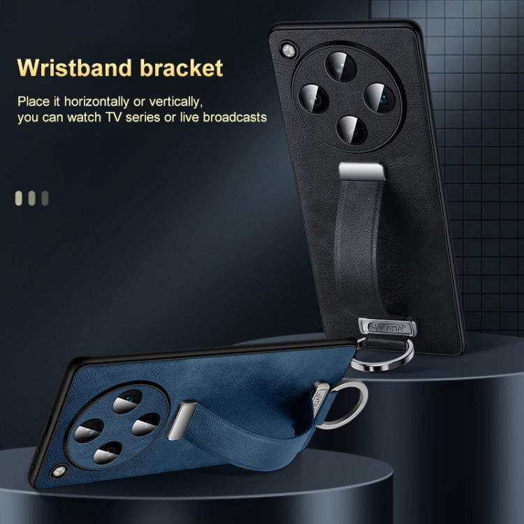 For OPPO Find X8 Pro SULADA PC + Leather Texture Skin Feel Shockproof Phone Case(Black)