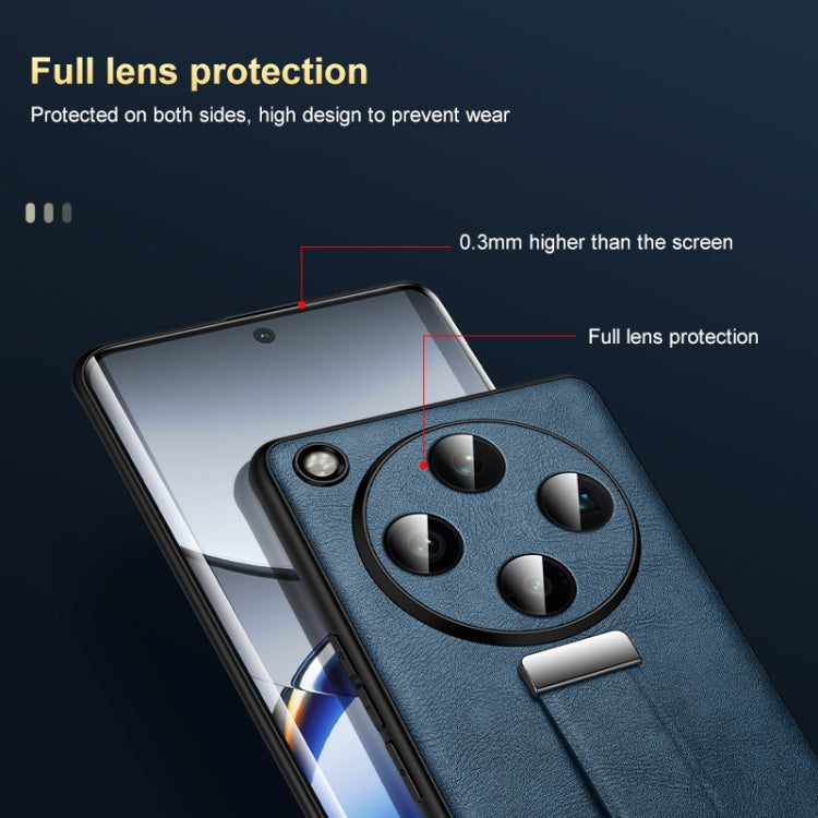 For OPPO Find X8 Pro SULADA PC + Leather Texture Skin Feel Shockproof Phone Case(Brown)