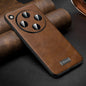 For OPPO Find X8 Pro SULADA Shockproof TPU + Handmade Leather Phone Case(Brown)