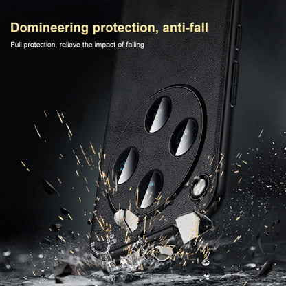 For OPPO Find X8 SULADA Shockproof TPU + Handmade Leather Phone Case(Brown)