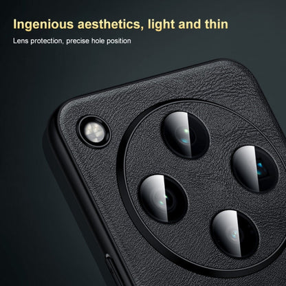 For OPPO Find X8 SULADA Shockproof TPU + Handmade Leather Phone Case(Blue)