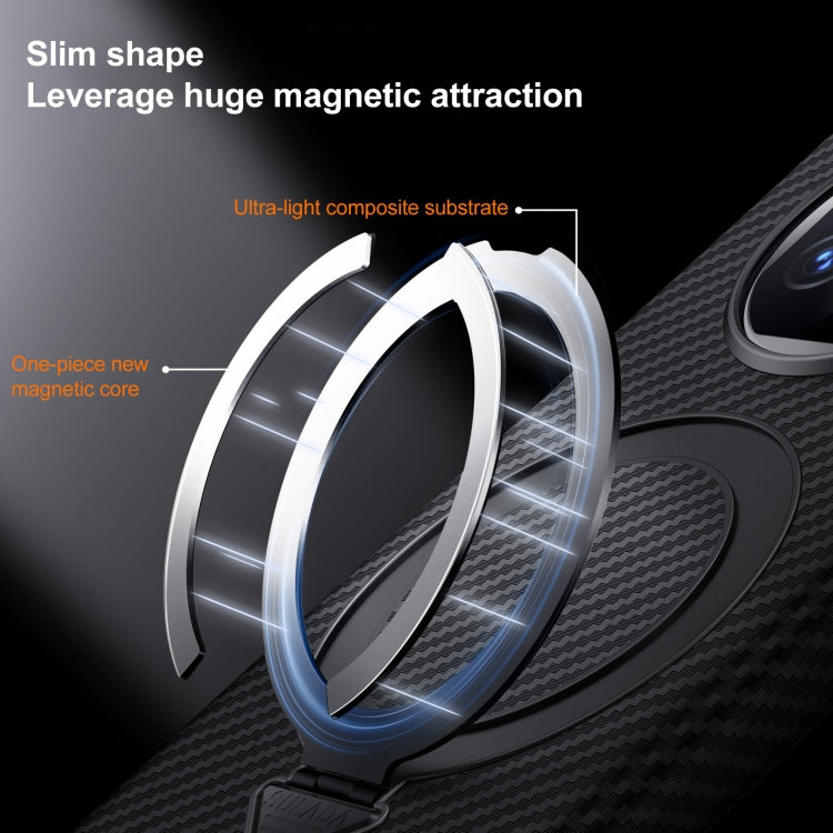 For Huawei Mate X5 / X3 SULADA Kevlar Texture MagSafe Magnetic Holder Phone Case(Purple)