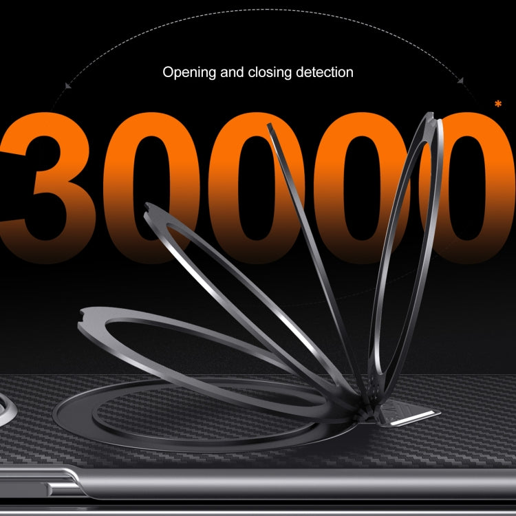 For Huawei Mate X5 / X3 SULADA Kevlar Texture MagSafe Magnetic Holder Phone Case(Black)