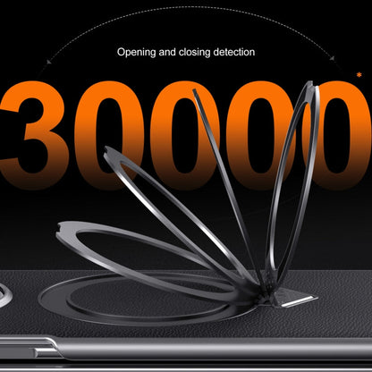 For Huawei Mate X5 / X3 SULADA Top Grain Leather MagSafe Magnetic Holder Phone Case(Green)